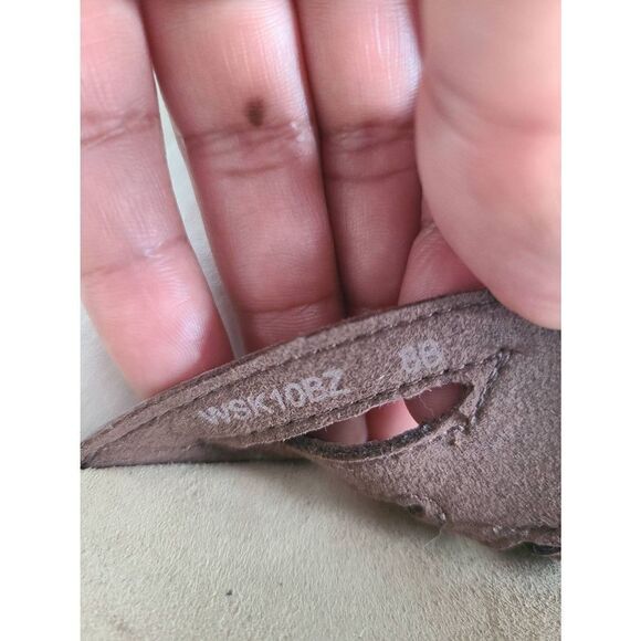 Aravon Kendall Slide Sandals Women's US 8B Brown Leather Upper Comfort WSK10BZ - Picture 6 of 6